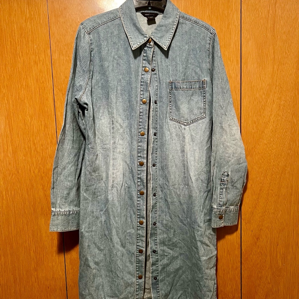 Moda International Light Blue Denim Top